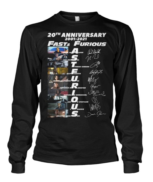 20th Anniversary 2001 2021 Fast & Furious Shirt