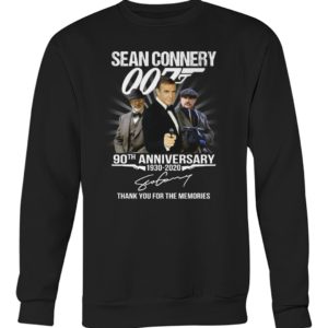 Sean Connery 007 90th Anniversary 1930 2020 Shirt.