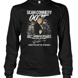 Sean Connery 007 90th Anniversary 1930 2020 Shirt.