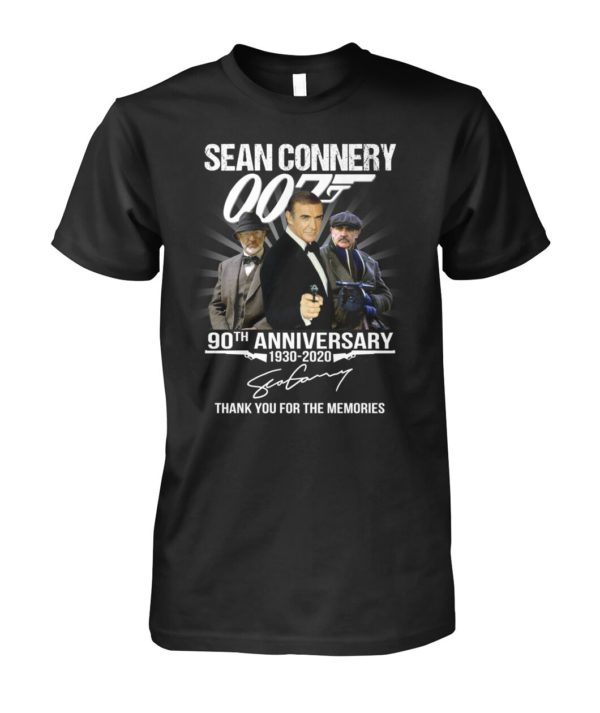 Sean Connery 007 90th Anniversary 1930 2020 Shirt.