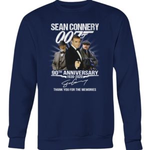Sean Connery 007 90th Anniversary 1930 2020 Shirt.