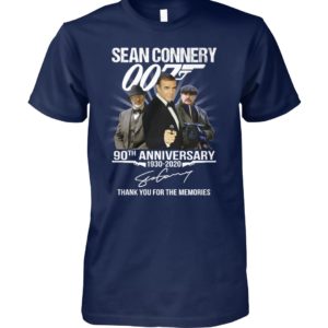 Sean Connery 007 90th Anniversary 1930 2020 Shirt.