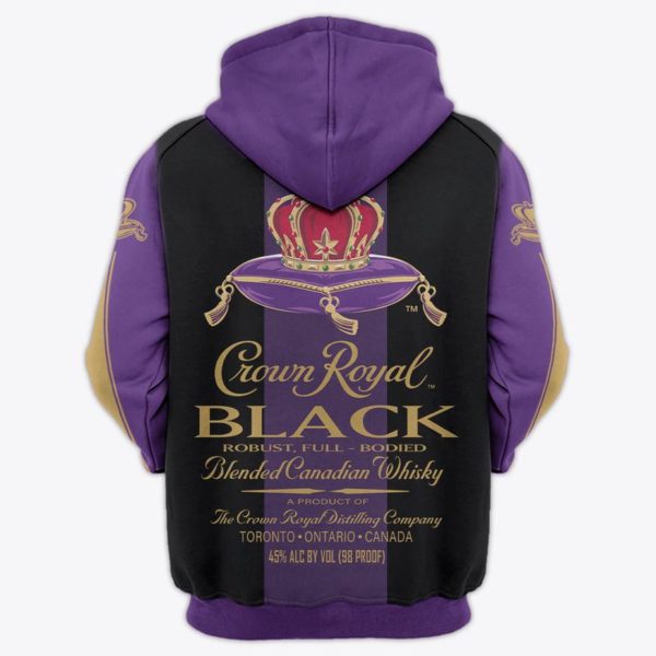 Crown Royal Black 3D All Over Print Shirt