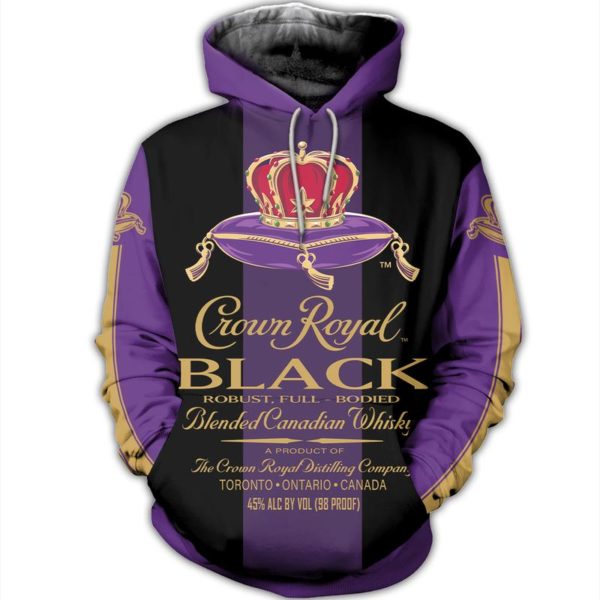 Crown Royal Black 3D All Over Print Shirt