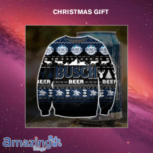 Busch Beer Orange 3D Print Christmas Sweater
