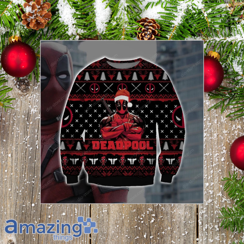 Deadpool 3D All Over Print Christmas Sweater