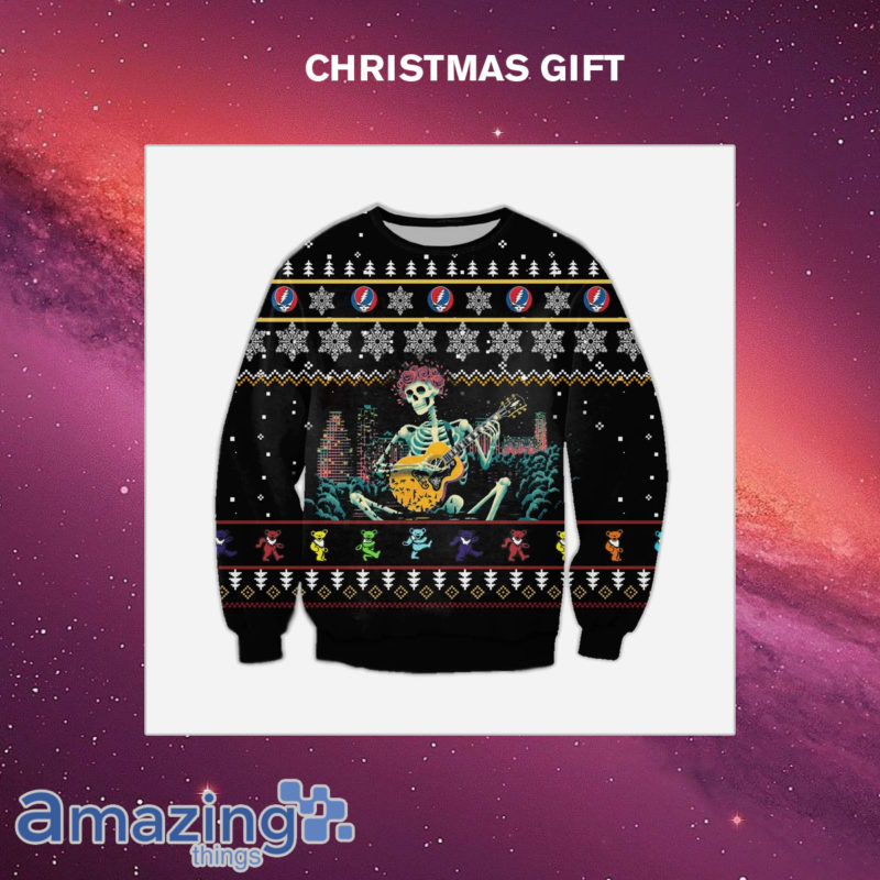 Grateful Dead 3D Print Christmas Sweatshirt