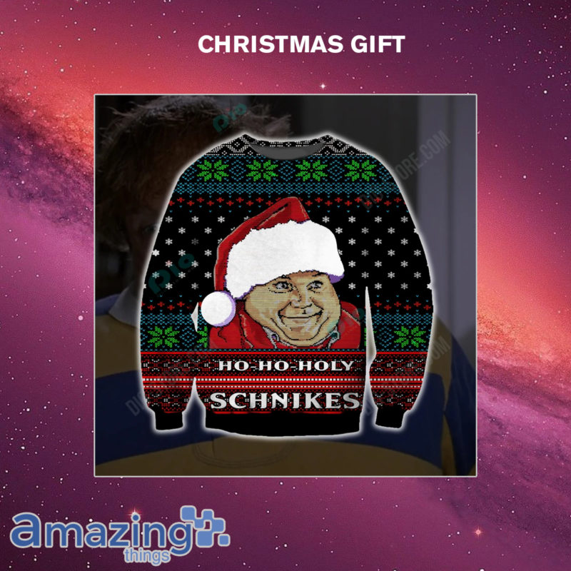 Ho Ho Holy Schnikes 3D Printed Christmas Sweatshirt 