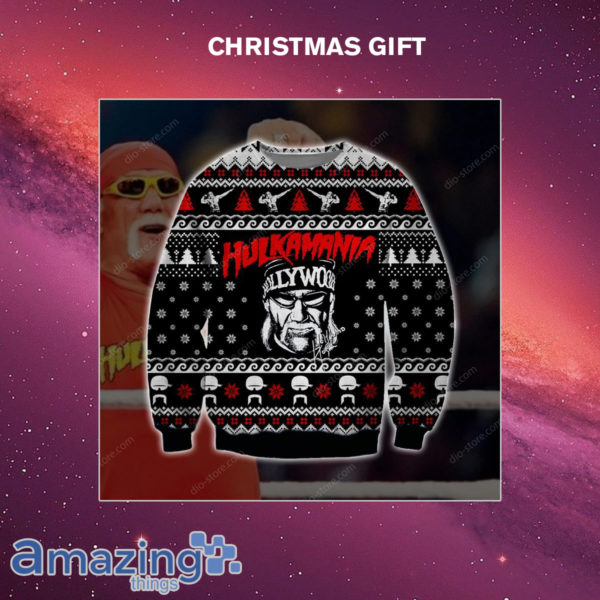 Hulk Hogan Hulkamania 3D Print Christmas Sweatshirt