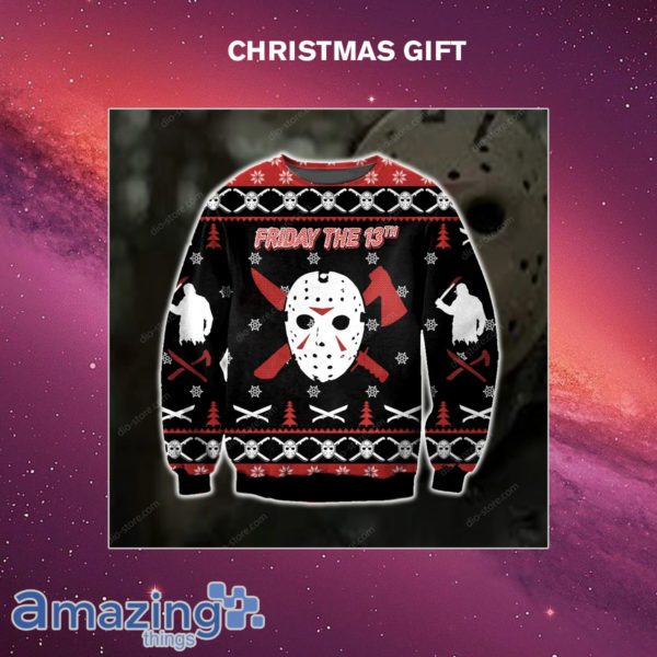 Jason Friday The 13th 3D Printed Christmas Sweatshirt