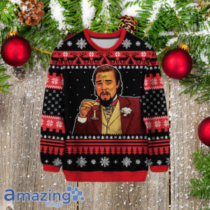 Laughing Leo Leonardo Dicaprio 3D All Over Print Christmas Sweater