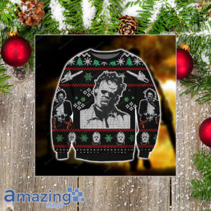 Leatherface The Texas Chainsaw Massacre 3D Christmas Sweater