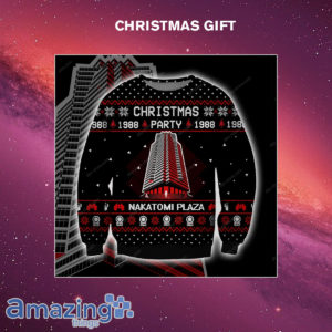 Nakatomi Plaza 3D Print Christmas Sweater