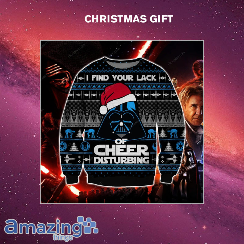 Star Wars I Find Your Lack Of Cheer Disturbing 3D Print Christmas Sweater