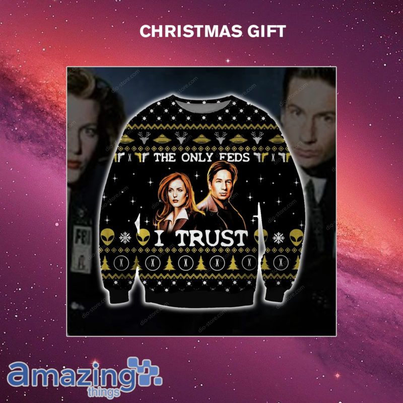 The X Files The Only Feds I Trust 3D All Over Print Sweatshirt
