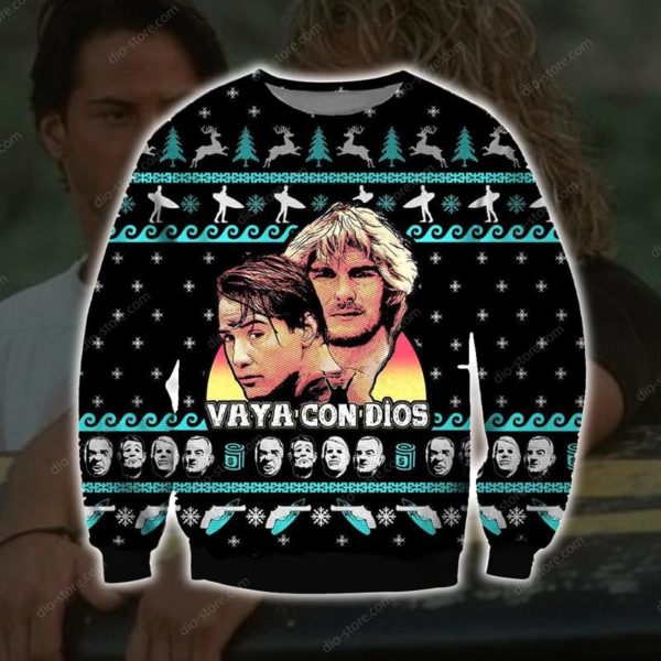 Point Break Vaya Con Dios 3D Christmas Sweatshirt