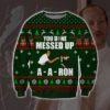 Done Messed Up A-A-Ron 3D All Over Print Christmas Sweater