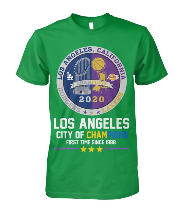 Los Angeles City Of Champions First Time Since 1988 Shirt.