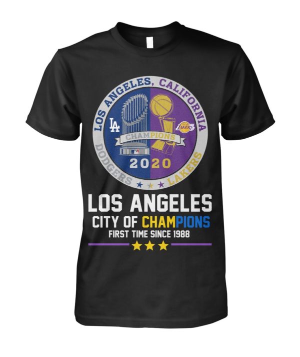 Los Angeles City Of Champions First Time Since 1988 Shirt.