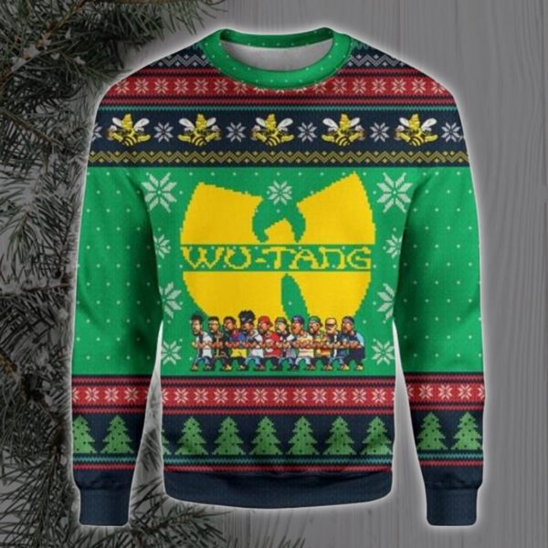 Wu Tang Clan 3D All Over Print Christmas Sweatshirt