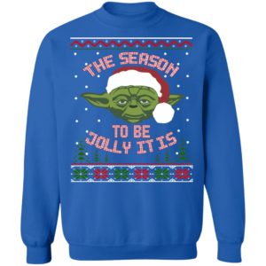 The season to be Jolly it is Yoda Claus ugly christmas Shirt