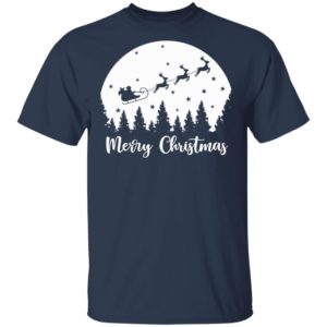 Merry Christmas Santa On Sleigh Shirt