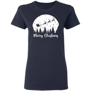 Merry Christmas Santa On Sleigh Shirt