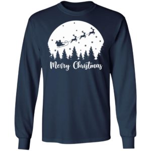 Merry Christmas Santa On Sleigh Shirt