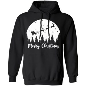 Merry Christmas Santa On Sleigh Shirt
