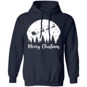 Merry Christmas Santa On Sleigh Shirt