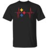 Steeler Heartbeat Steeler For Life Shirt