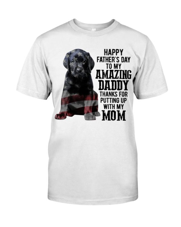 Happy Father's Day Black Labrador Shirt