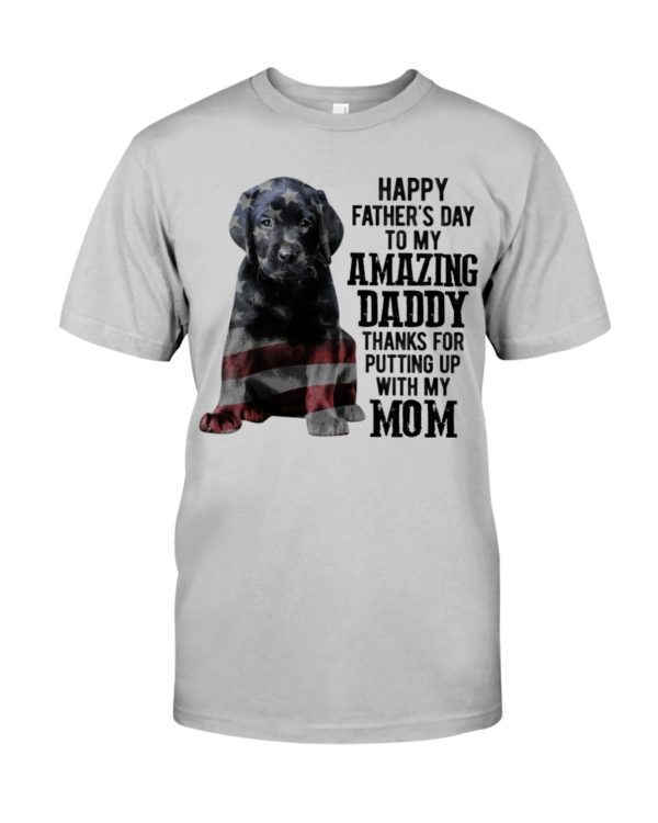 Happy Father's Day Black Labrador Shirt