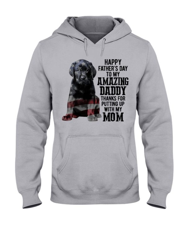 Happy Father's Day Black Labrador Shirt