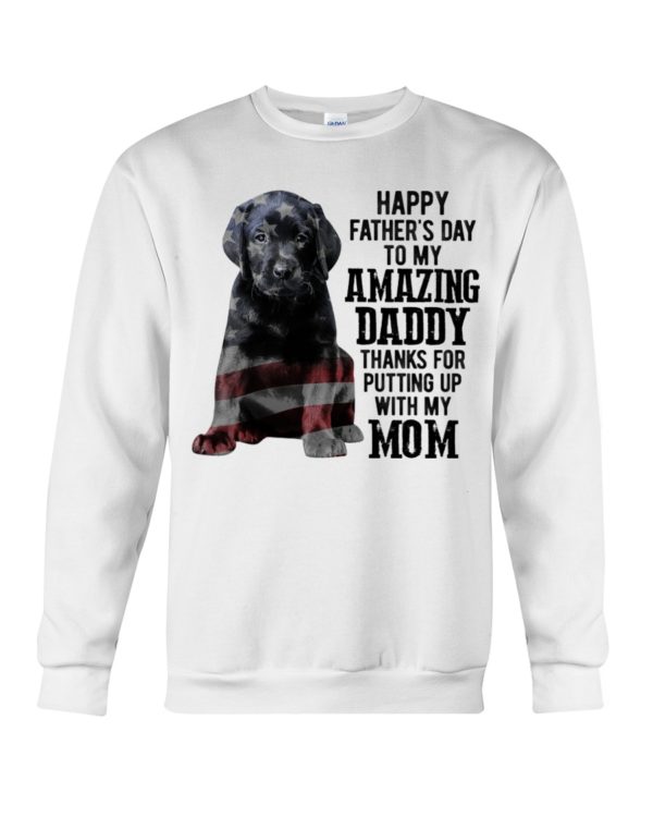 Happy Father's Day Black Labrador Shirt