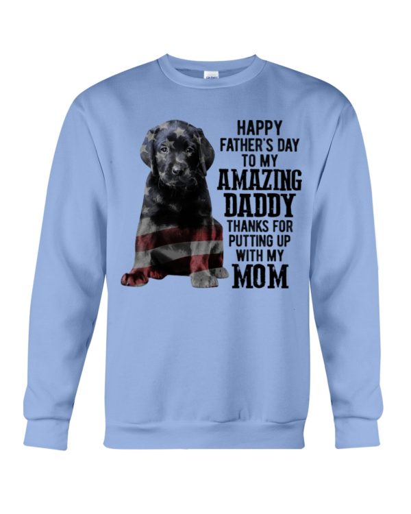 Happy Father's Day Black Labrador Shirt