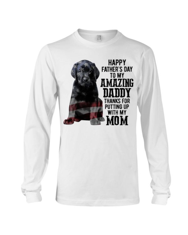 Happy Father's Day Black Labrador Shirt