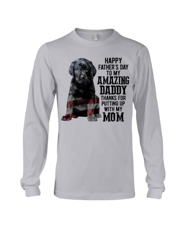 Happy Father's Day Black Labrador Shirt