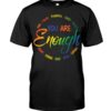 Kind-Tough-Powerful-Loved-Valued-Smart-Strong-Bold-Brave-Capable You Are Enough Shirt