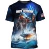 United States Navy Veteran 3D All Over Print Shirt