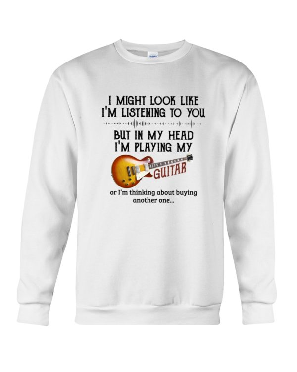 In My Head I'm Playing My Guitar Shirt