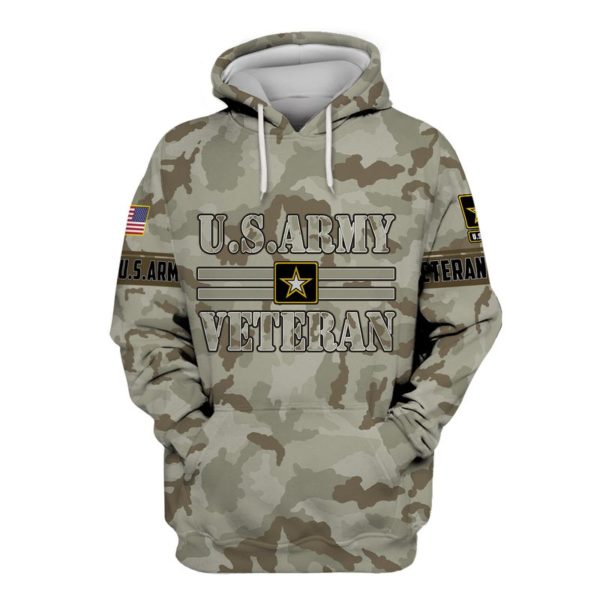 U.S.Army Veteran 3D All Over Print Shirt