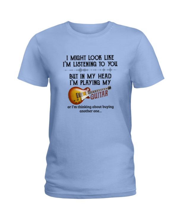 In My Head I'm Playing My Guitar Shirt