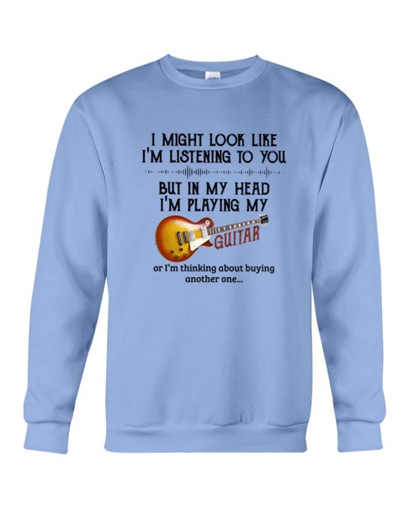 In My Head I'm Playing My Guitar Shirt