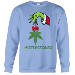 The Grind Hand Holding Weed Mistlestoned Shirt