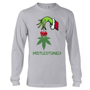 The Grind Hand Holding Weed Mistlestoned Shirt