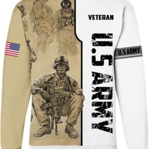 Veteran U.S Army 3D All Over Print Shirt