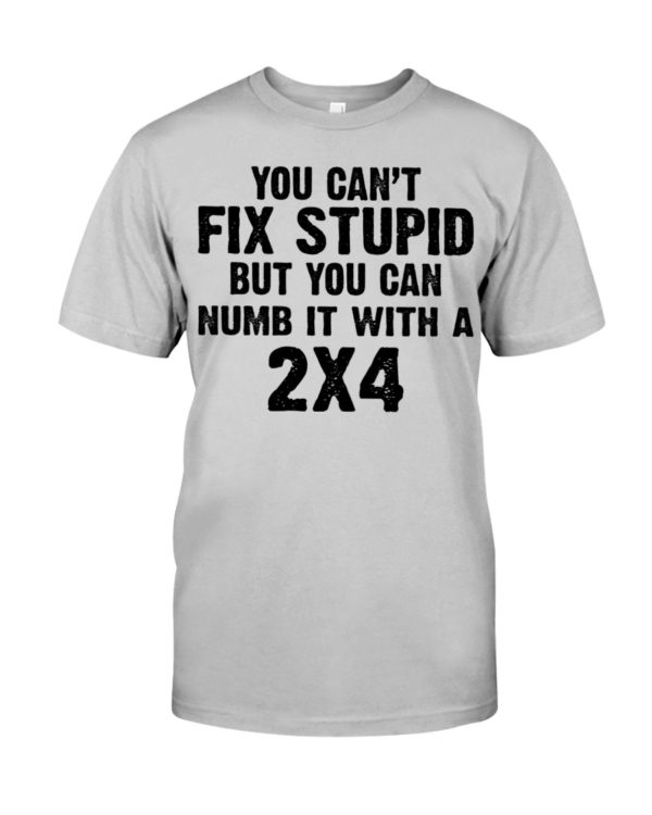 You Can't Fix Stupid But You Can Numb It With A 2x4 Shirt