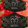 Flip-Flop, Believe Christmas Face Mask