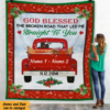 God Blessed The Broken Road That Led Me Straight To You Personalized | Custom name and Date